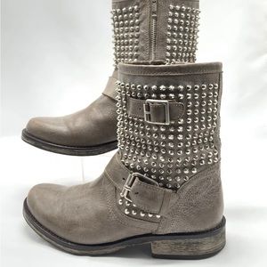 Steve Madden Monica Studded Motorcycle Boot
